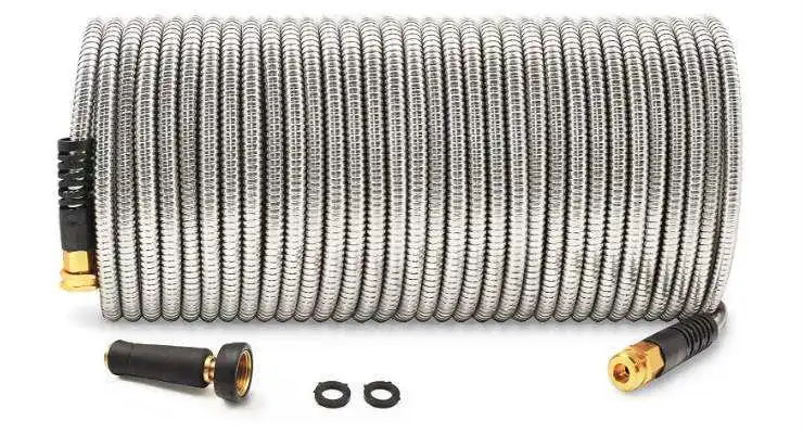 Cesun Metal Garden Hose with 304 Stainless Steel