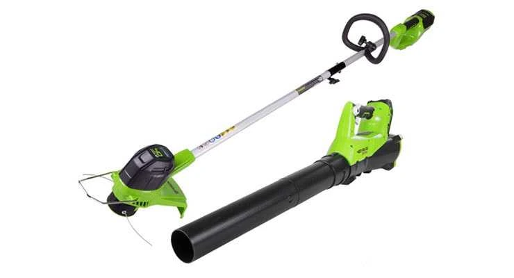 GreenWorks Cordless String Trimmer Combo Pack