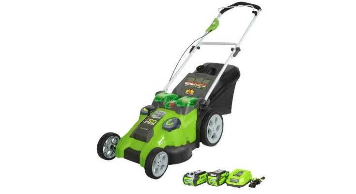 Greenworks 25302 Twin Force Cordless Lawn Mower