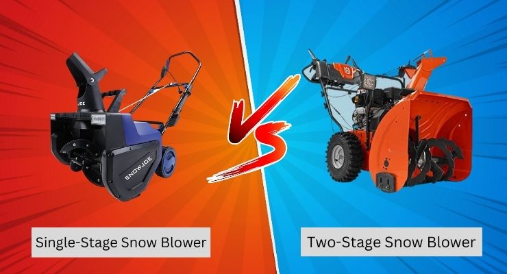Single Stage vs Two Stage Snow Blower